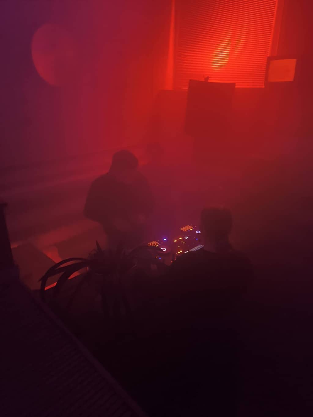 DJ Ernis Ernis blasting the decks