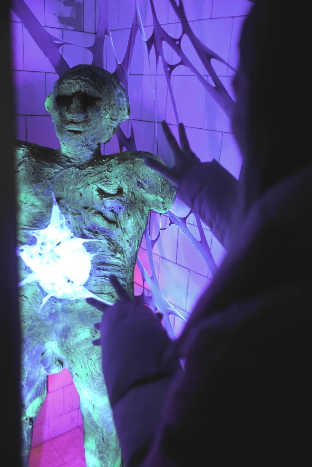 Spooky sculpture of the MAN