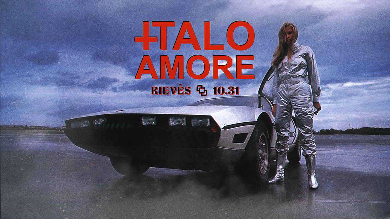 Event poster Photo of a badass chic with Lamborgini Marzal