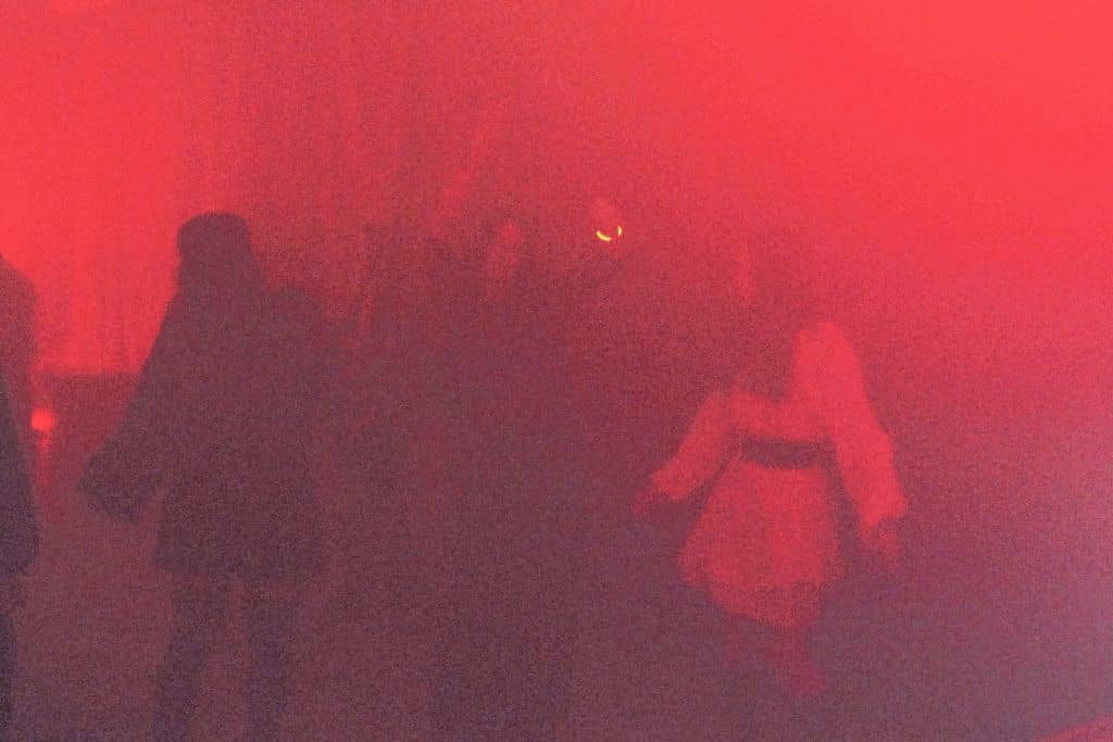The dancefloor is always red