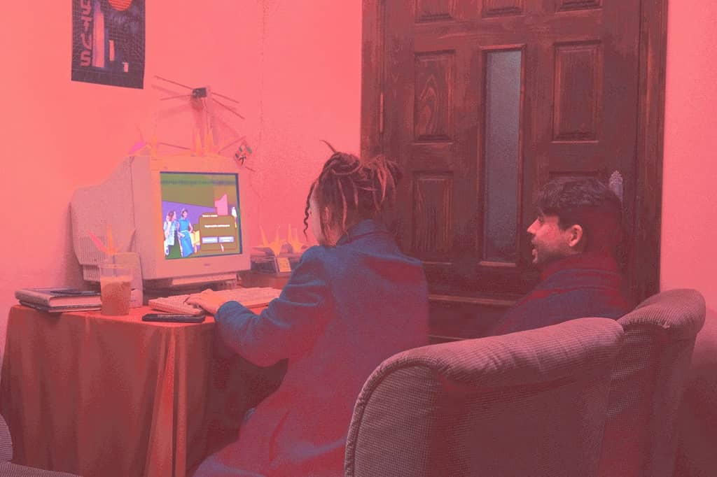 Gamin and having fun