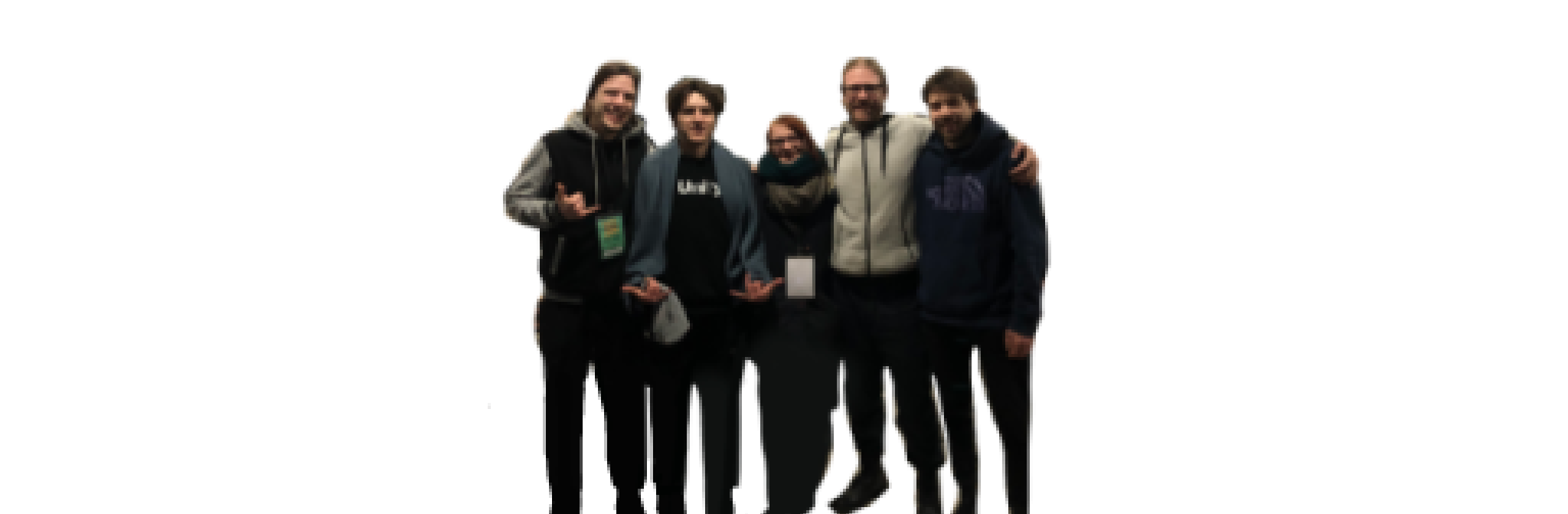 The Team Picture of pixelated team members